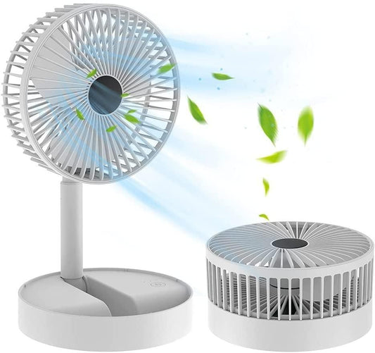 Powerful Rechargeable Table Desk Fan: Stay Cool Anywhere